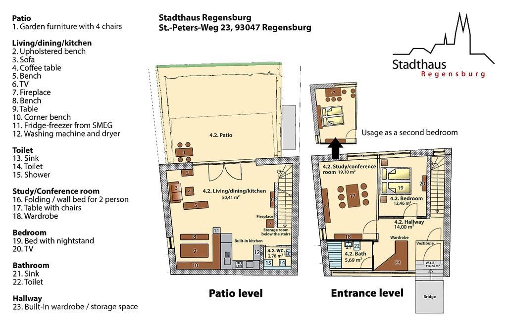 Stadthaus Regensburg Bagian luar foto